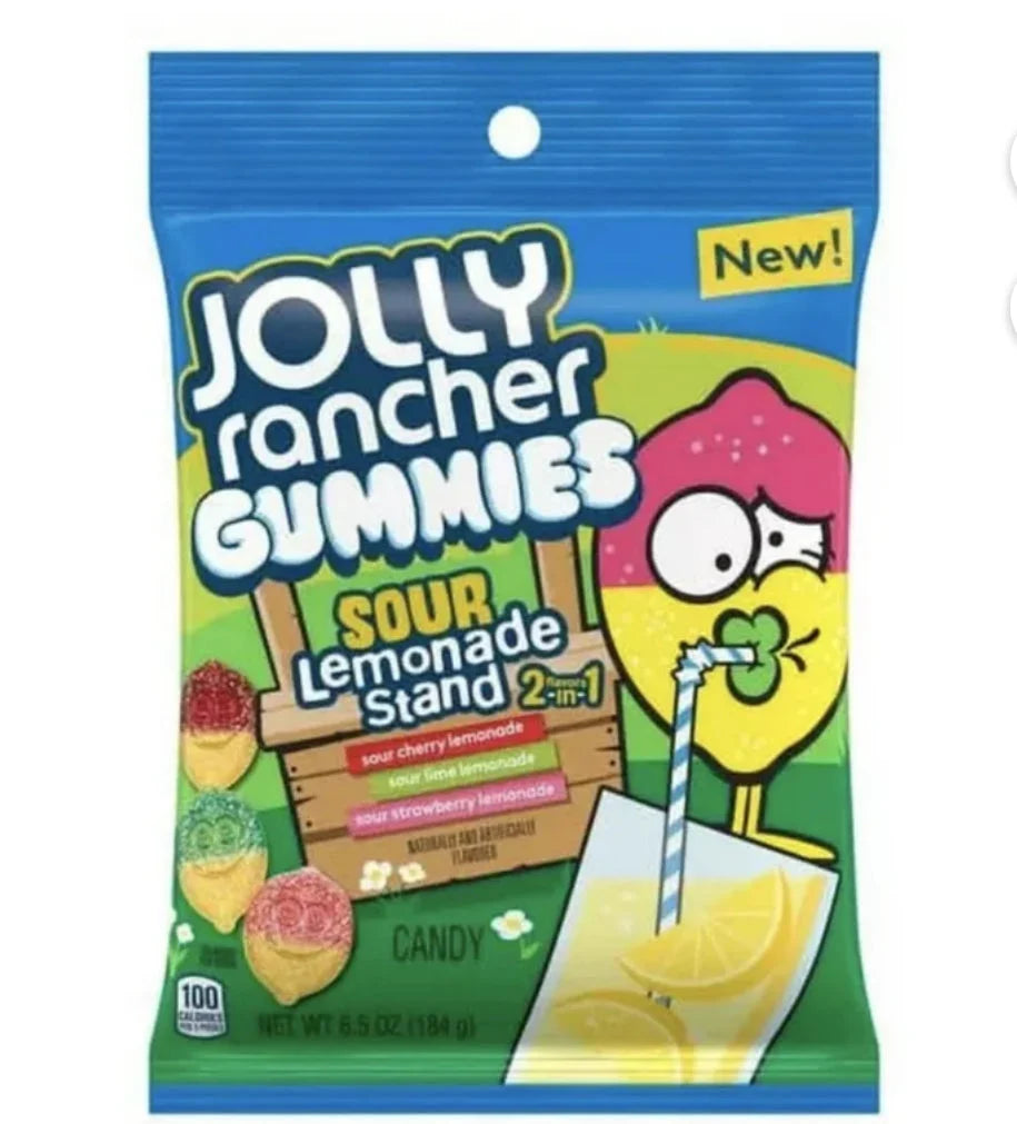 Jolly Ranchers Lemon Stand 5oz Bags 12pck - Grocer wholesale