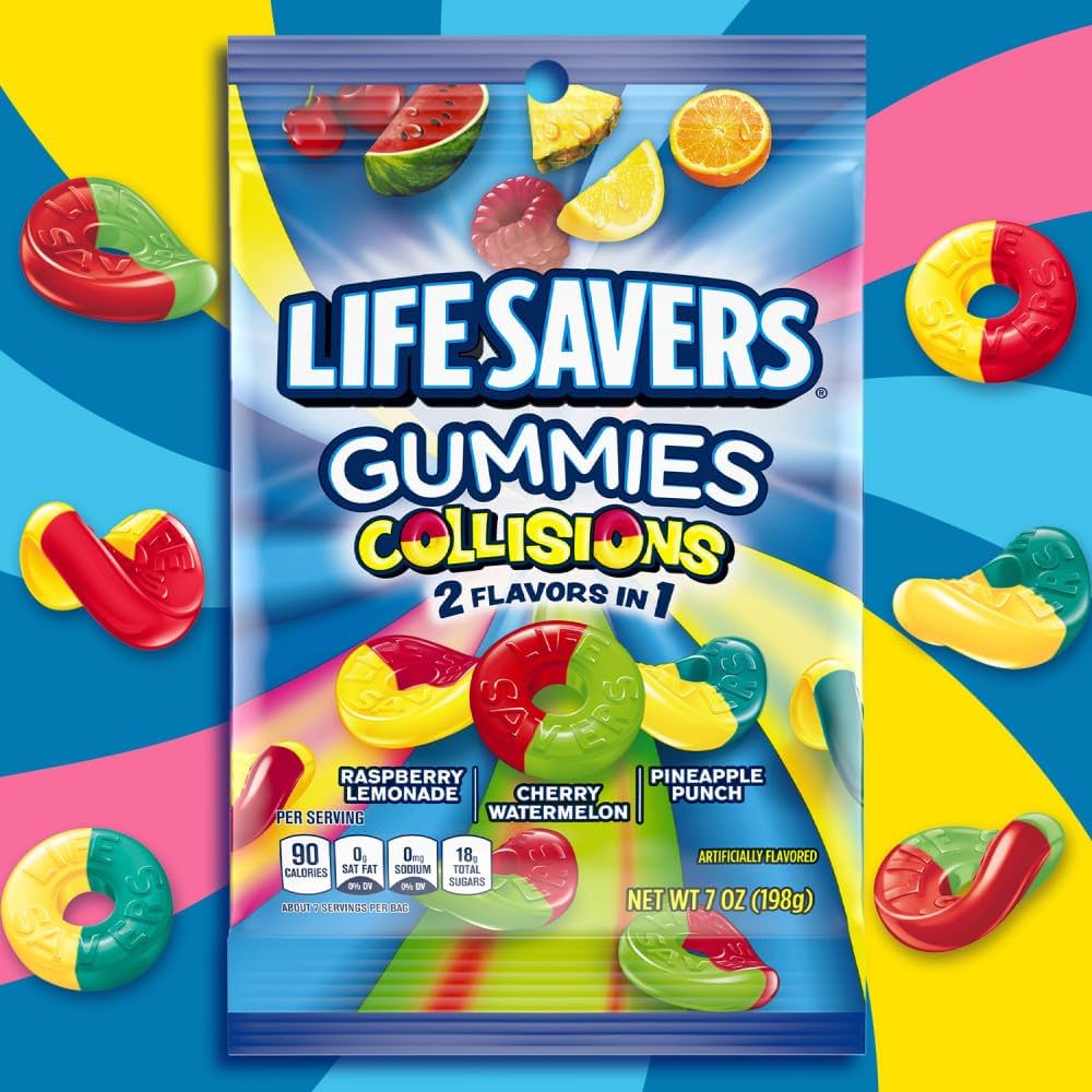 Lifesaver Gummi Collison 12-7Oz Brown Box - Grocer wholesale