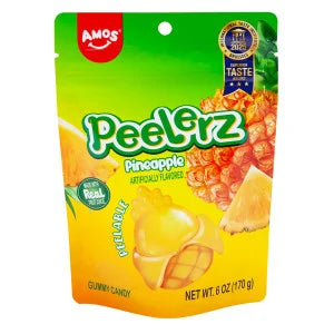 PEELERZ GUMMY PINEAPPLE 6 OZ BAG - Grocer wholesale