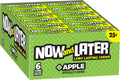 Now and Later Original Apple Taffy Chewy Candy 0.93oz (Box of 24) - Grocer wholesale