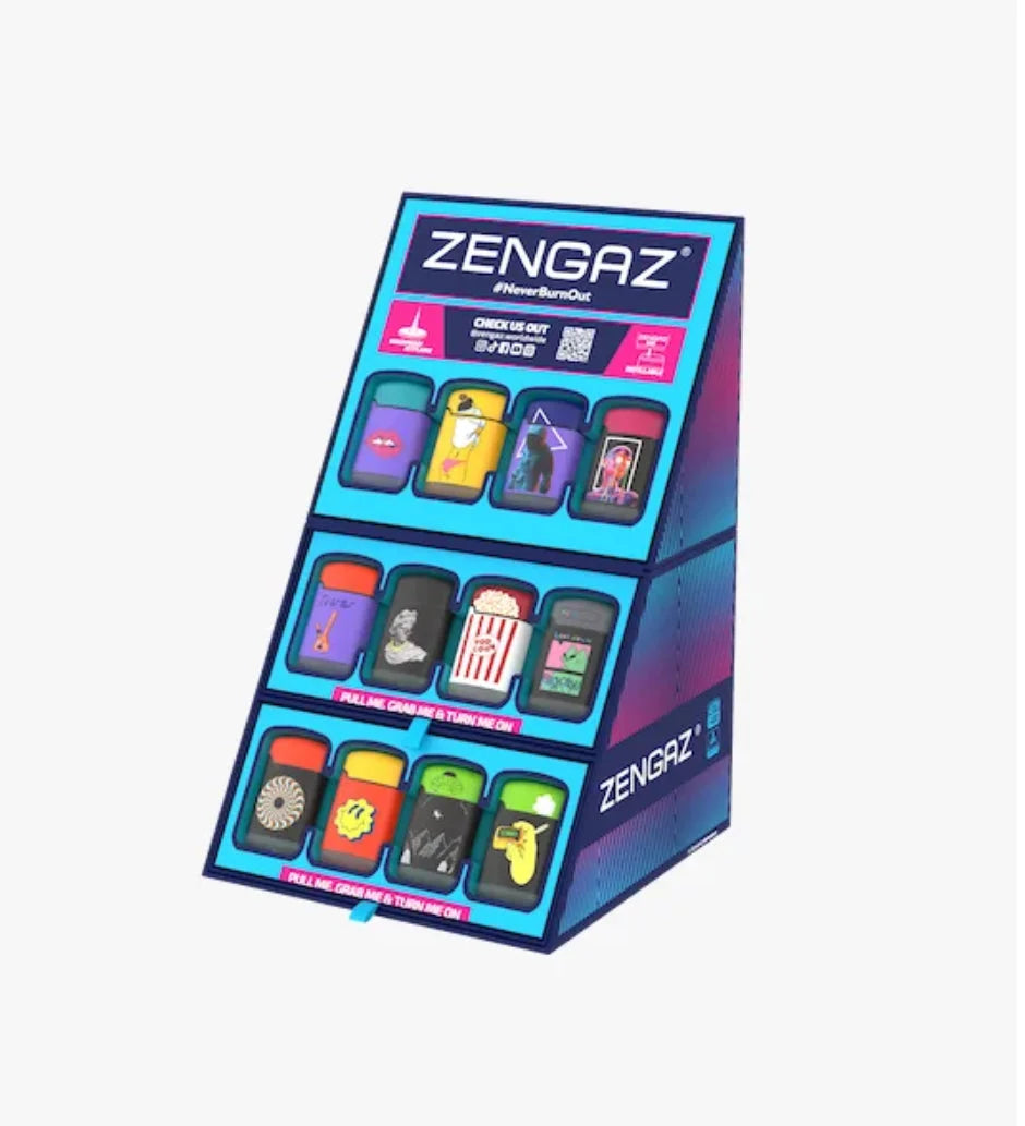 Zenga Torch Lighter Display 48ct - Grocer wholesale