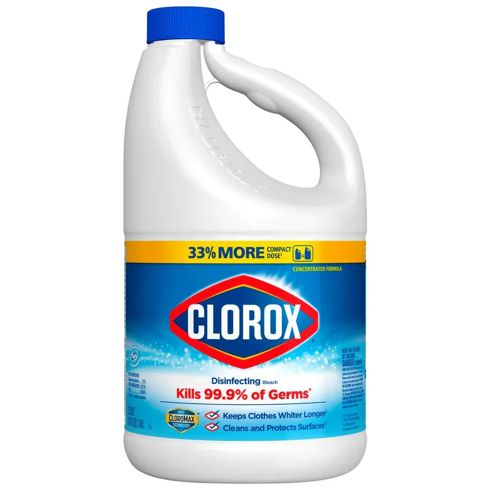 Clorox Bleach Liquid Disinfecting Concentrated - 81oz/6pk - Grocer wholesale