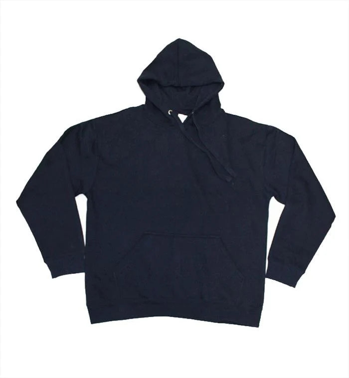 Adult Hooded Pullover Black 8.5oz - 2XL - Grocer wholesale