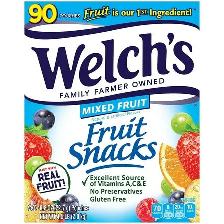 Welchs Mixed Fruit Fruit Snack (90 Count) - Grocer wholesale