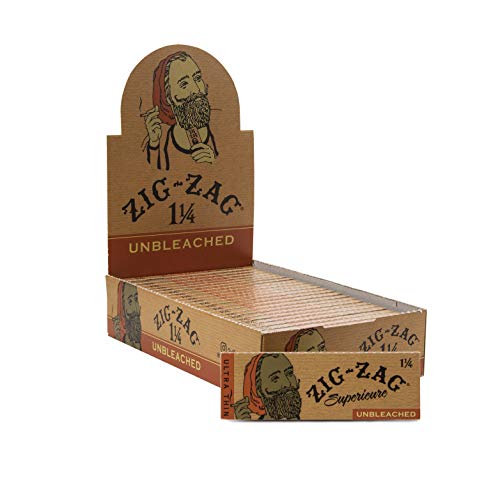 Zig Zag Rolling Papers Unbleached 1 1/4 oz (Pack of 24) - Grocer wholesale