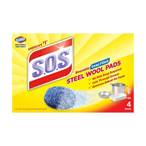 SOS Pads 4 Ct 1 Per Package - Grocer wholesale