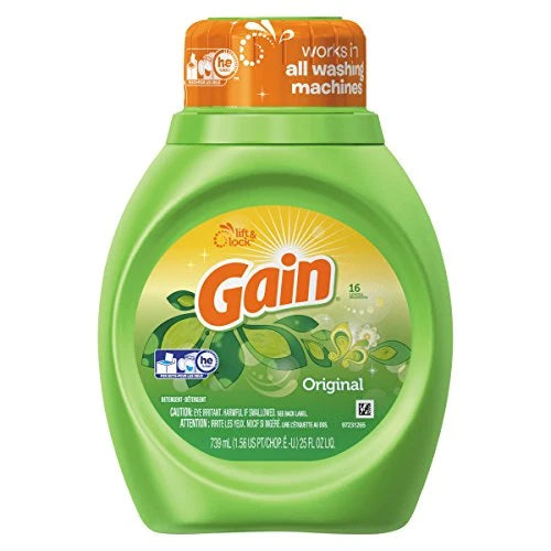 Detergent Gain Ult Liq 25 oz 1 Per Bottle - Grocer wholesale