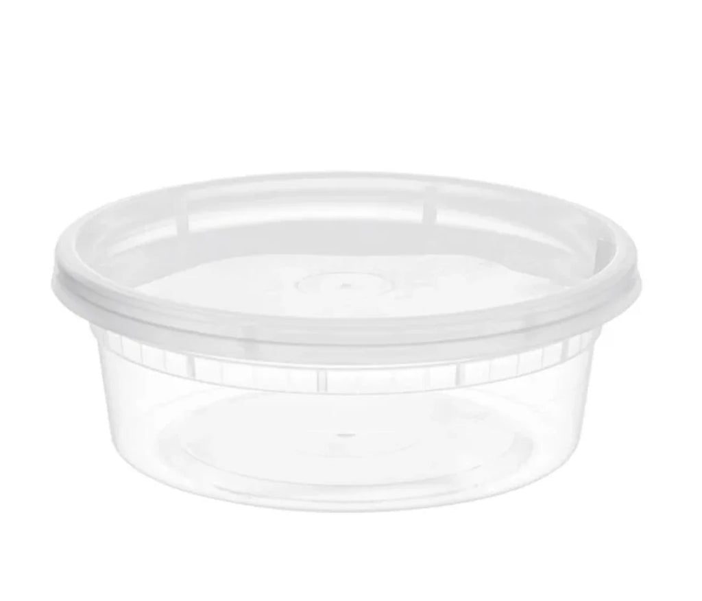 Himson 8oz soup container 240 combo pack - Grocer wholesale