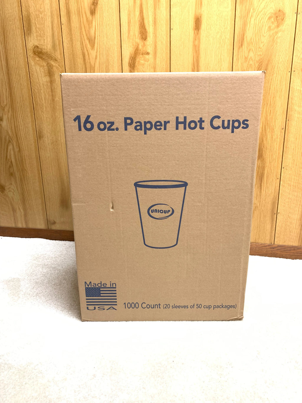 Paper hot cups 10oz, 12oz, 16oz 1000ct - Grocer wholesale