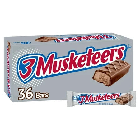 3 Musketeers Candy Bar (2.13 oz., 36 ct.) - Grocer wholesale
