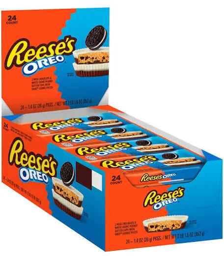 OREO REESES Cookie Cups 24-Pack Case — Grab-and-Go Snack Cups - Grocer wholesale