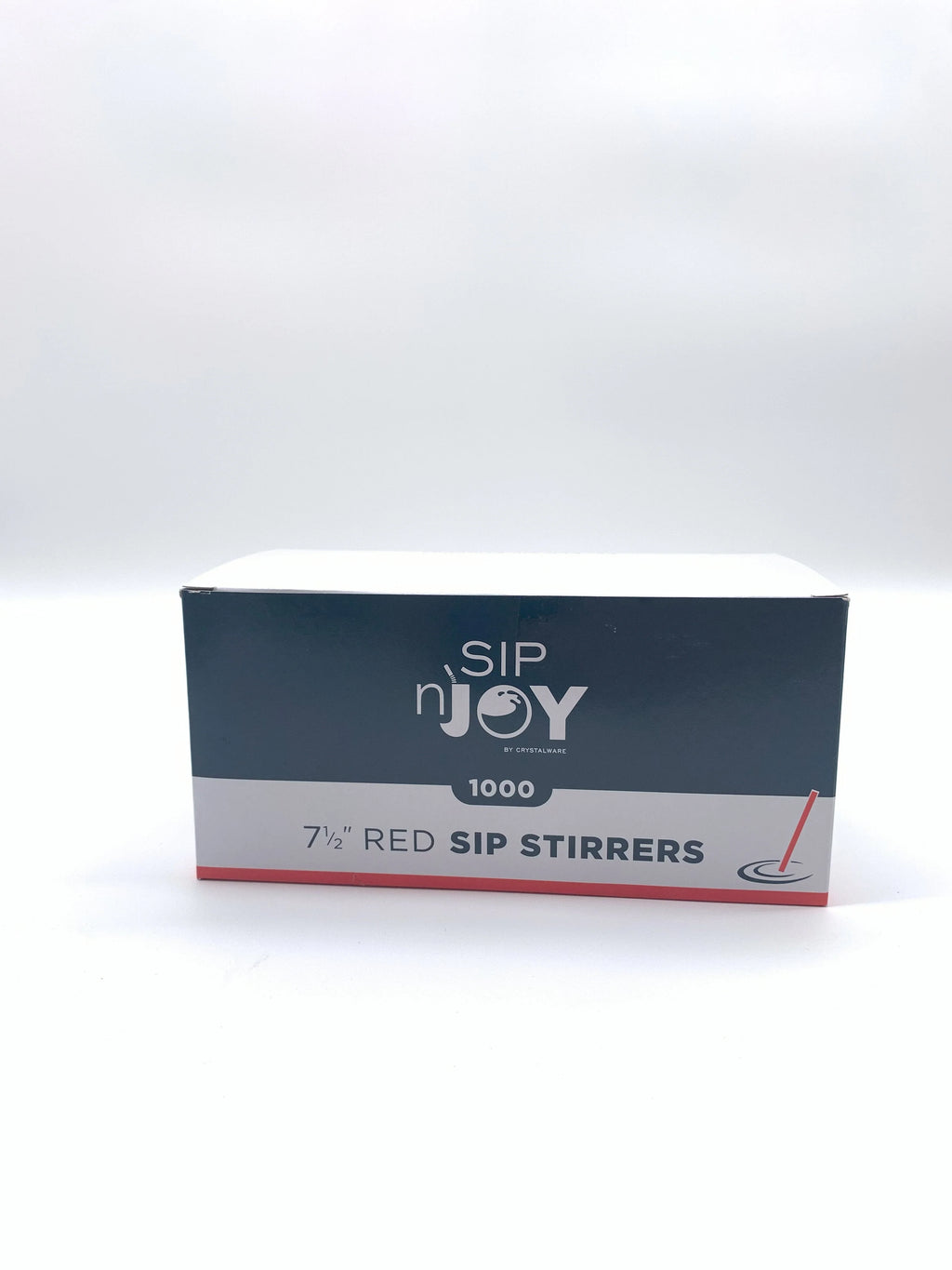 SIP njoy stirrers packed 7 1/2" 1000ct - Grocer wholesale