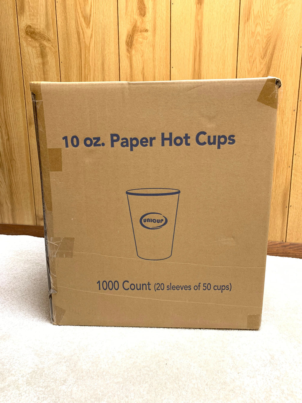 Paper hot cups 10oz, 12oz, 16oz 1000ct - Grocer wholesale