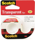 Scotch Transparent Tape 144, 0.5 in x 450 in - 8pk - Grocer wholesale