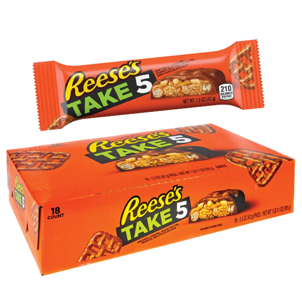 Reese's Take5 5 Layer Candy Bar 1.5 Oz. 18 Ct. - Grocer wholesale