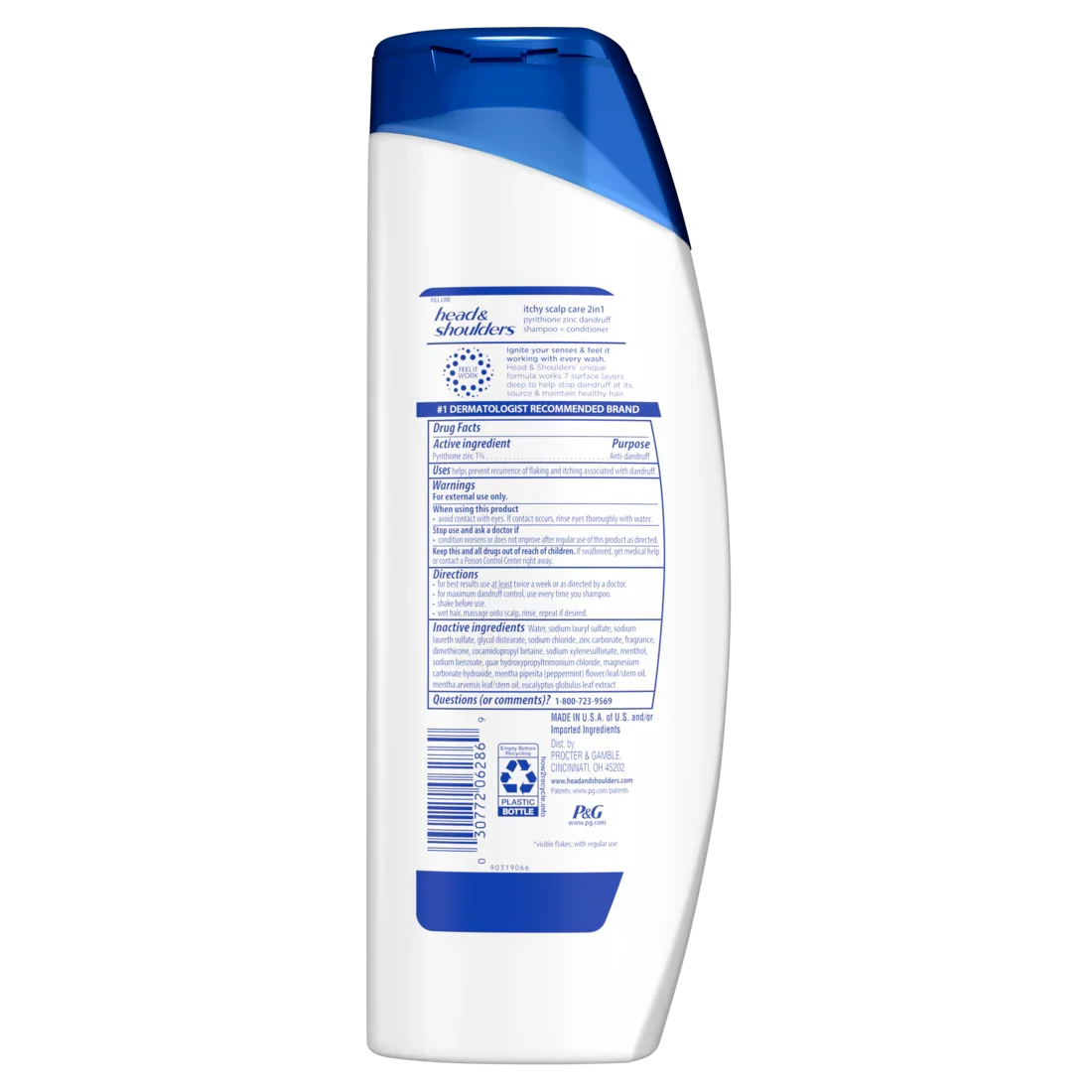 Head & Shoulders 2 in 1 Dandruff Shampoo and Conditioner Itchy Scalp Care - 12.5oz/6pk - Grocer wholesale