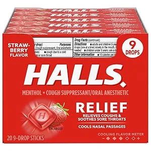 Halls Cough Drop 9pk- 12ct - Grocer wholesale
