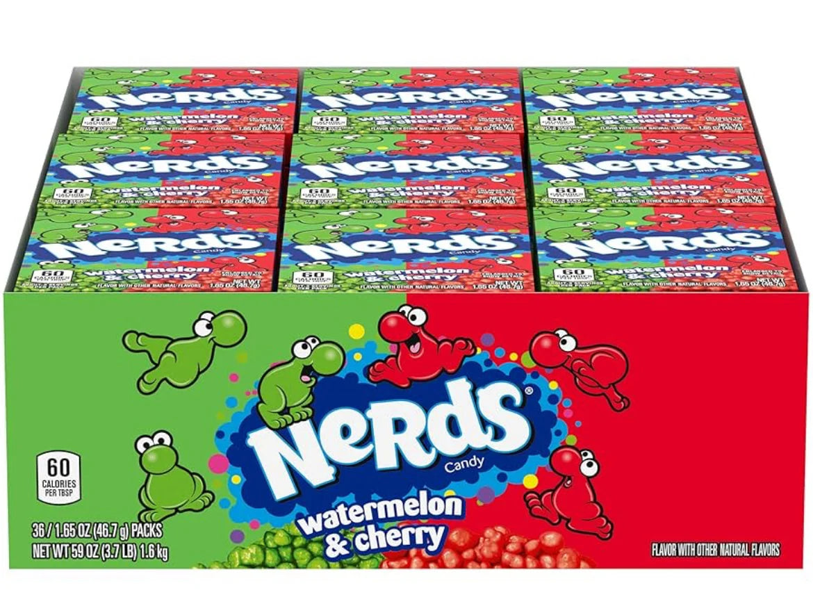 Nerds Candy Watermelon & Cherry 36-1.65Oz - Grocer wholesale