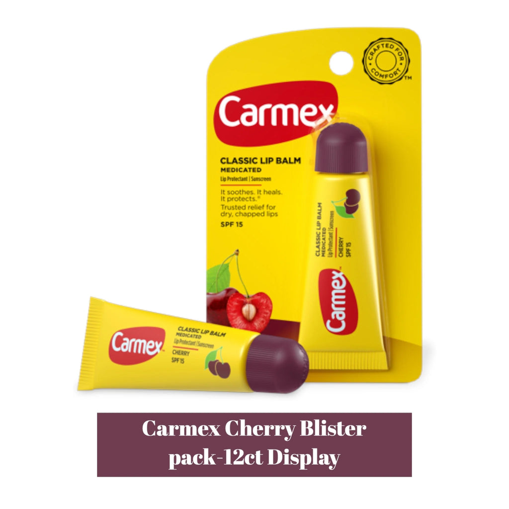 Carmex Lip Balm Tube 1pk Strawberry- 12ct - Grocer wholesale